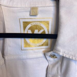 Michael Kors White Denim Jacket